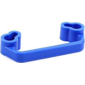 RC Car Silicone Rear Bumper Rear Plate Mounting Handle Holder Grip for Tamiya1/10 RC Car TT02 TT01 Upgrade Accessories Blue
