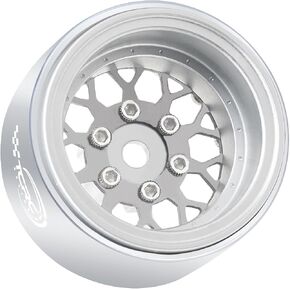 4PCS Grade 5 Titanium Wheel Face Aluminum 1.0 Inch Wheels Hubs for 1/24 Axial SCX24 TRX4M FCX24 Redcat Ascent-18 1/18 RC Crawler Car Upgrade Parts