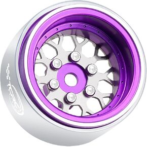 4PCS Grade 5 Titanium Wheel Face Aluminum 1.0 Inch Wheels Hubs for 1/24 Axial SCX24 TRX4M FCX24 Redcat Ascent-18 1/18 RC Crawler Car Upgrade Parts in Kuwait