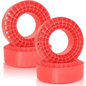Silicone Rubber Tire Insert Foam Fit 1.9" Wheel Tires, 108x42mm Waterproof Inner Filler for 1/10 RC Crawler Axial TRX4 Redcat Accessories (4PCS/Blue)