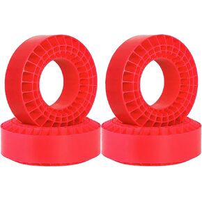 REDSPIDER Silicone Rubber 1.9 tire inserts，1.9 Tires Waterproof Soft and highly elastic Inner Filler，for 1/10 RC Crawler Car Tire upgrade. ﻿ (Blue)