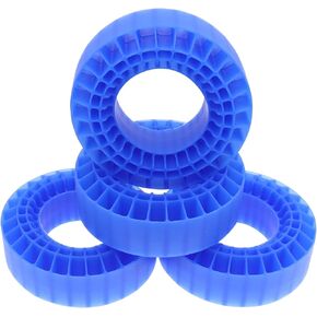 Silicone Rubber Inserts Foam for 118-122mm 1.9" Tires Compatible with 1/10 TRX4 SCX10 III RC Crawler (Blue)