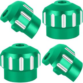 RC Alloy Aluminium Shock Cap Proctetor Upgrades Part for 1/7 Bigrock/Felony/Fireteam/Infraction/Mojave 6S BLX Limitless,1/8 Kraton/Notorious/Outcast/Talion/Typhon 6S BLX,4pcs,Titanium