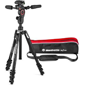 Manfrotto Befree Live Advanced 4-Section Aluminum Travel Tripod with 3-Way Fluid Head