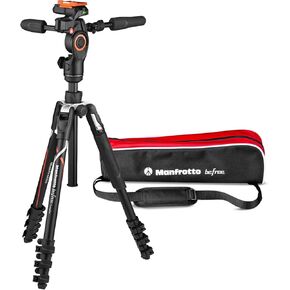 Manfrotto Befree Live Advanced 4-Section Aluminum Travel Tripod with 3-Way Fluid Head