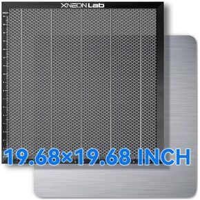 XNEONLab Honeycomb Laser Bed - 400 × 400 × 22mm Working Table with Aluminum Panel for XTool D1 /D1 Pro and Most Engraver Cutting Machine,Engraver Machine Accessories （Working Area 400 ×400 mm）