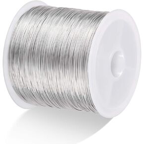 MIKIMIQI Jewelry Wire - 328Ft, 26 Gauge, Tarnish Resistant, Copper, 0.4mm X 100m (Gold)