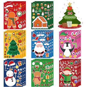 ملصقات OHOME Halloween للأطفال - هدايا حفلات الهالوين - ملصقات حرفية للهالوين - ألعاب الهالوين | هدايا ألعاب الهالوين للأطفال وديكورات ومستلزمات الحفلات (24 ورقة) in Kuwait