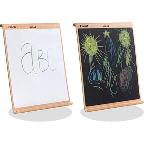 Double-Sided Magnetic Drawing Board, Compatible with Various Wooden Climbing Frames, Made of Imported Beechwood