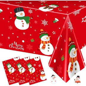 3 Pack Halloween Tablecloth - Eyeball and Pumpkin Plastic Table Cover, Halloween Rectangle Waterproof Disposable Table Covers for Halloween Decorations and Party Supplies, Purple, 54x108 Inch