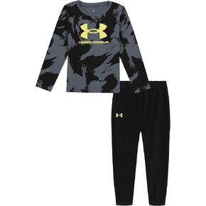Under Armour Boys Outdoor Set, Cohesive Pants Or Shorts & Top Clothing Set, Midnight Navy, 4T US