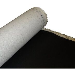 Sunbelt Primed Cotton Artist Canvas Roll Black 6 yds x 63"
