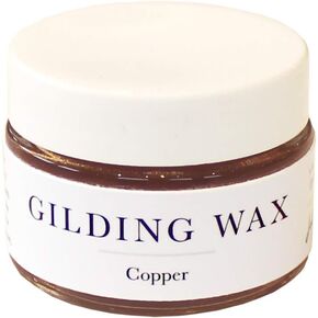 Jolie Gilding Wax – Metallic Finish for Furniture, Hardware, and Décor, Gold, 1 Ounce [30ml]