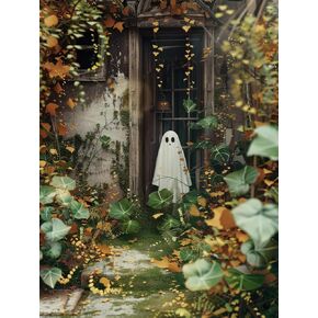 SKRYUIE Paint by Numbers Halloween for Adults, Acrylic Oil Painting by Numbers Kits for Beginner with Paintbrushes Brushes Art Crafts Canvas for Home Decor 16x20 inch / 40x50 cm B49809