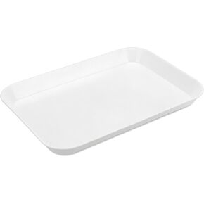 SHIDOW Paint Palette Tray Large, Butcher Trays for Painting, White Plastic Paint Mixing Tray Watercolor Painting Dish for Oil Art, Gouache, Easy to Clean (1Pcs)