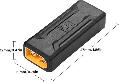 SinLoon 2 Pack XT60 Female to Female Connector Adapter XT60 Wireless Adapter for RC FPV Toy Car Plane Drone Battery (Female to Female) in Saudi Arabia