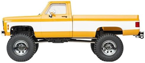 شاحنة FCX18 FMS 1/18 شيفروليه K10 RC، مرخصة رسميًا 4WD 2.4 جيجا هرتز RC زاحفة بسرعتين مع بطارية 900 مللي أمبير في الساعة وأضواء LED، نموذج RC للطرق الوعرة للبالغين (أحمر) in Kuwait