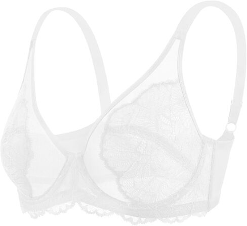 حمالات صدر HSIA للنساء من الدانتيل غير المبطنة لتصغير الثدي حمالة صدر بتغطية كاملة مع سلك داخلي in Kuwait