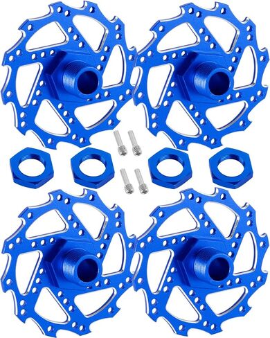 RC Brake Disc w/Hex Upgrades Part for Arrm a 1/7 Infraction 6S BLX,Felony 6S BLX,Limitless,1/8 Typhon 6S BLX,Alloy Aluminium Brake Disc & Hex Hops Up,Red in Saudi Arabia