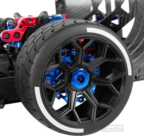 RC Brake Disc w/Hex Upgrades Part for Arrm a 1/7 Infraction 6S BLX,Felony 6S BLX,Limitless,1/8 Typhon 6S BLX,Alloy Aluminium Brake Disc & Hex Hops Up,Red in Saudi Arabia