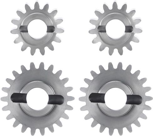 مجموعة تروس بوابة INJORA من الفولاذ المقاوم للصدأ 15/22T و13/24T لبوابة Underdrive لـ 1/18 RC الزاحف Redcat Ascent-18 in Saudi Arabia