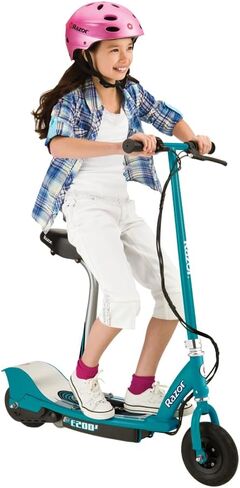 Razor E200S Electric Scooter for Kids Ages 13+ - 8" Pneumatic Tires, 200-Watt Motor, Up to 12 mph and 40 min of Ride Time, for Riders up to 154 lbs in Kuwait