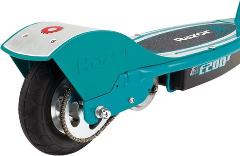 Razor E200S Electric Scooter for Kids Ages 13+ - 8" Pneumatic Tires, 200-Watt Motor, Up to 12 mph and 40 min of Ride Time, for Riders up to 154 lbs in Kuwait