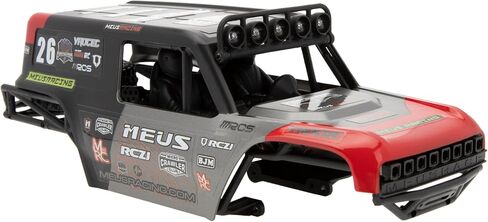 MEUS Racing MB18 TRX4M Body & Chassis Kit for Traxxas TRX4M Defender Bronco K10 F150 High Trail 1/18 RC Crawler Upgrades Parts (Red&Black) in Saudi Arabia