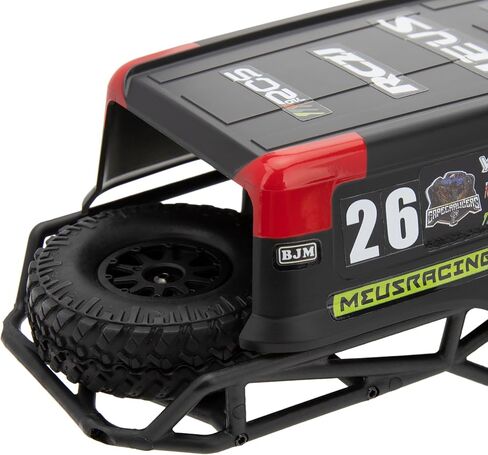 MEUS Racing MB18 TRX4M Body & Chassis Kit for Traxxas TRX4M Defender Bronco K10 F150 High Trail 1/18 RC Crawler Upgrades Parts (Red&Black) in Saudi Arabia