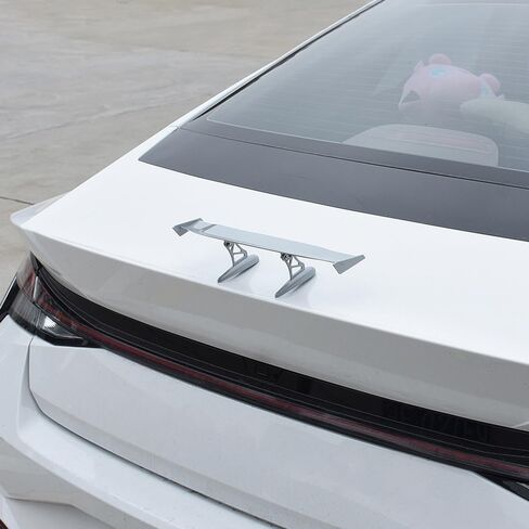 Mini Spoilers for Cars 11.8Inch Universal Auto Car Tail Wing Black Texture Cool Decoration Non-Punching Tiny Trunk Spoiler Automotive Exterior Accessories RC Car Modified Parts in Saudi Arabia