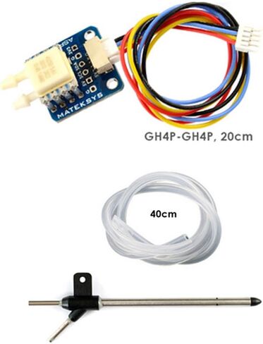 مستشعر سرعة الهواء الرقمي Matek ASPD-4525 4-6 فولت تيار مستمر متوافق مع وحدات التحكم في الطيران F405-WING F411-WING F722-Wing لطائرة سباق RC FPV بدون طيار in Kuwait