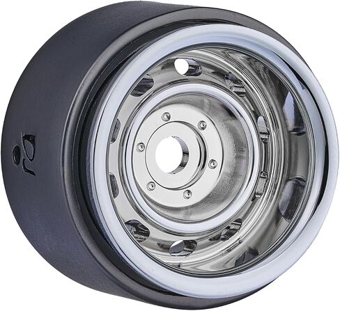 1.0 Bead Lock Retro Deep Dish Metal Wheels Positive Offset 2.7mm 10 Spokes Wheels for TRX4M SCX24 Bronco C10 JLU Deadbolt 1/18 1/24 RC Crawler Car, Come with Adapter for TRX4M(Bright silver) in Saudi Arabia
