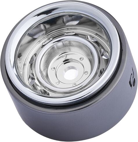 1.0 Bead Lock Retro Deep Dish Metal Wheels Positive Offset 2.7mm 10 Spokes Wheels for TRX4M SCX24 Bronco C10 JLU Deadbolt 1/18 1/24 RC Crawler Car, Come with Adapter for TRX4M(Bright silver) in Saudi Arabia