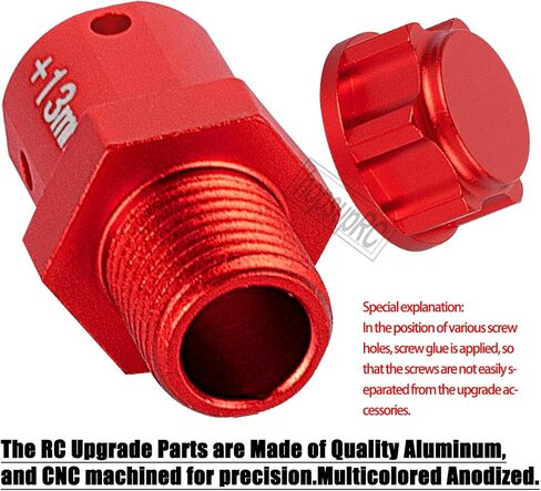 RC Aluminum 13mm Extended Wheel Hub Drive with Anti-dust Cap Nuts Upgrades Part for 1/8 Kraton Outcast Fireteam 6S BLX,1/7 Big Rock Mojave Infraction Felony Limitless 6S BLX.Navy Blue in Saudi Arabia