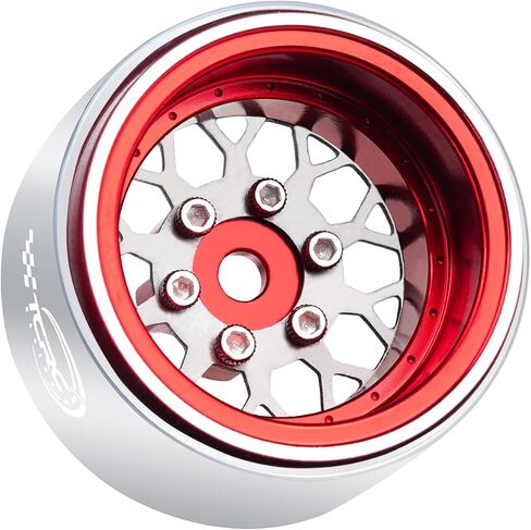 4PCS Grade 5 Titanium Wheel Face Aluminum 1.0 Inch Wheels Hubs for 1/24 Axial SCX24 TRX4M FCX24 Redcat Ascent-18 1/18 RC Crawler Car Upgrade Parts in Kuwait