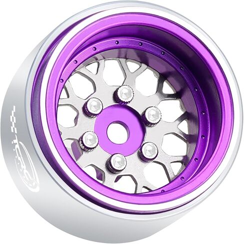 4PCS Grade 5 Titanium Wheel Face Aluminum 1.0 Inch Wheels Hubs for 1/24 Axial SCX24 TRX4M FCX24 Redcat Ascent-18 1/18 RC Crawler Car Upgrade Parts in Kuwait