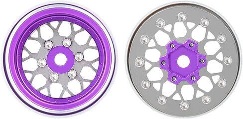 4PCS Grade 5 Titanium Wheel Face Aluminum 1.0 Inch Wheels Hubs for 1/24 Axial SCX24 TRX4M FCX24 Redcat Ascent-18 1/18 RC Crawler Car Upgrade Parts in Kuwait