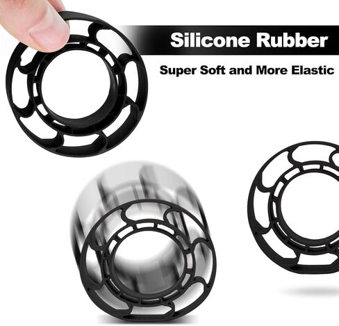 OGRC 1.0 RC Tire Inserts Silicone Rubber Inserts for OD 60-64mm and Width 20-24mm 1.0" Tires (Black) in Saudi Arabia
