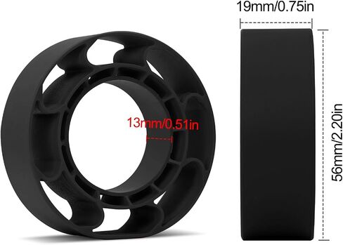 OGRC 1.0 RC Tire Inserts Silicone Rubber Inserts for OD 60-64mm and Width 20-24mm 1.0" Tires (Black) in Saudi Arabia