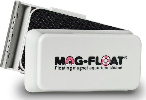Medium Glass Floating Algae Scraper 125 | Magfloat Magnetic Fish Tank Cleaner | Magnet Scrubber Brush Cleaning Tool for Aquarium in Saudi Arabia