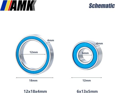AMK Steel TRX4 CVD Kit Black Portal Alxe Drive Shaft Set مع محامل كروية معدنية مختومة مطاطية مطابقة لترقيات 1/10 RC Crawler TRX4 in Saudi Arabia