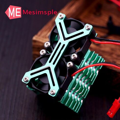 4274 4068 مروحة محرك ومشابك للجسم لسيارات Arrma 1/7 1/8 RC Felony Infration Limitless Kraton Outcast Notorious 6S Motor Heatsink 40mm 42mm مروحة تبريد ترقيات الأجزاء باللون الأحمر in Saudi Arabia