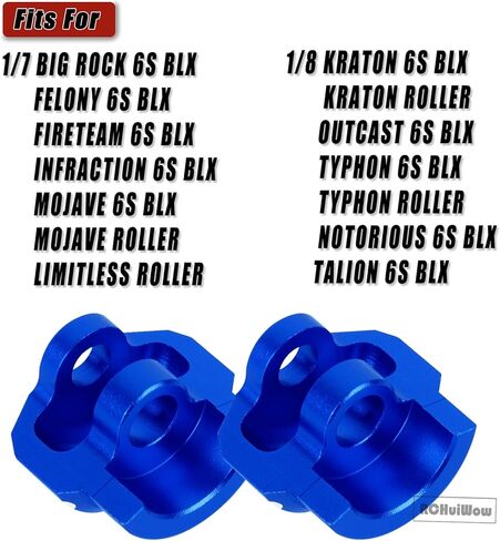 RC سبيكة الألومنيوم غطاء الصدمات Proctetor ترقيات جزء ل 1/7 Bigrock/Felony/Fireteam/Infraction/Mojave 6S BLX Limitless، 1/8 Kraton/Notorious/Outcast/Talion/Typhon 6S BLX، 4 قطع، أحمر in Kuwait