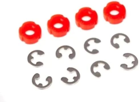 Traxxas TRA8261 Piston, Damper (red) (4)/ e-Clips (8) in Saudi Arabia