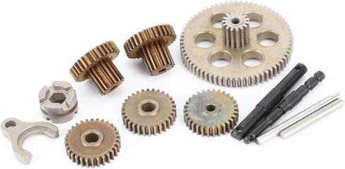 RCAWD FCX24 تروس ناقل الحركة ومجموعة محور علبة التروس لـ FMS 1/24 FCX24 Series 1/18 FCX18 LC80 ترقيات الجزء in Saudi Arabia