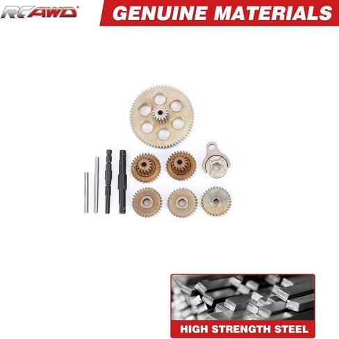 RCAWD FCX24 تروس ناقل الحركة ومجموعة محور علبة التروس لـ FMS 1/24 FCX24 Series 1/18 FCX18 LC80 ترقيات الجزء in Saudi Arabia