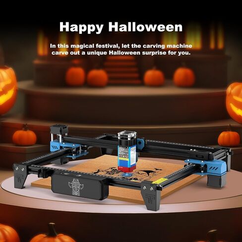 Twotrees TTS55 Pro Laser Engraver 40W Laser Engraver Machine 32 Bit اللوحة الأم، لقطع الخشب الرقائقي ونقش الخشب والألمنيوم، طاقة الليزر: 5500 ميجاوات، منطقة النقش: 300 × 300 مم (إصدار ترقية) in Saudi Arabia