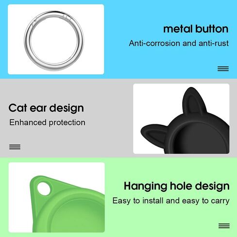 4 عبوات من السيليكون لغطاء علامة Apple Airtag ، غطاء واقي لجهاز Apple Airtag Skin مع حلقة مفاتيح وآمنة لجهاز Apple Airtag Tracking Locator Anti-Lost Tracker Finder Protector (4 Pack 2) in Kuwait