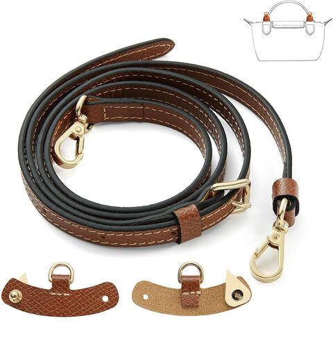 حزام كروس متوافق مع حقيبة Longchamp LP Xtra XS ومجموعة التحويل والأجهزة الذهبية in Saudi Arabia