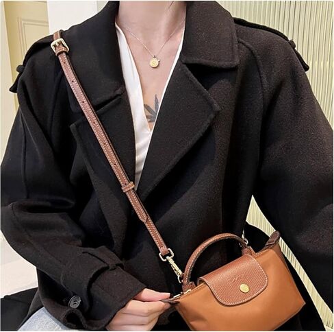 حزام كروس متوافق مع حقيبة Longchamp LP Xtra XS ومجموعة التحويل والأجهزة الذهبية in Saudi Arabia